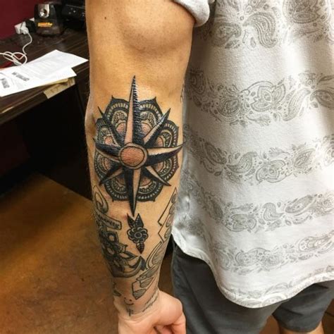 elbow tattoo ideas men|american traditional elbow tattoos.